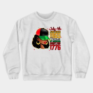 black history month Juneteenth 1865 Crewneck Sweatshirt